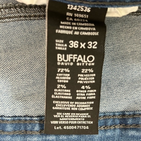 Men’s Buffalo David Bitton Jeans Axle Slim Stretch - Picture 5 of 5